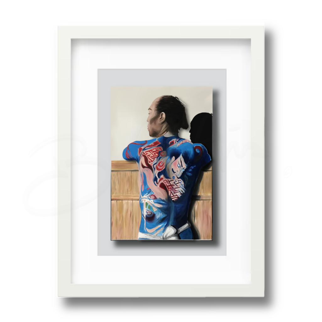 3D Art Frame Samurai by Benjamin Bel Air Heidelberg