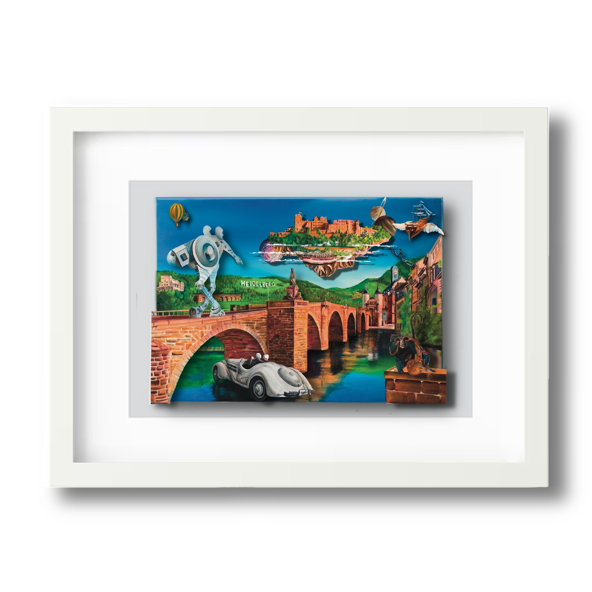 3D Art Frame by Benjamin Bel Air, Heidelberg
