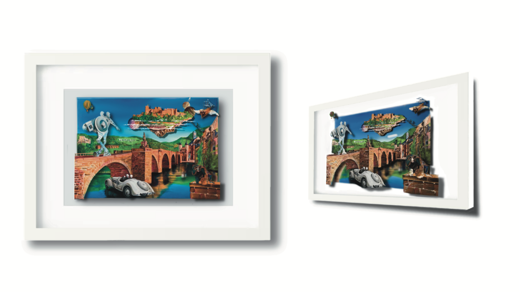 3D Art Frame By Benjamin Bel Air, Benjamin Heide